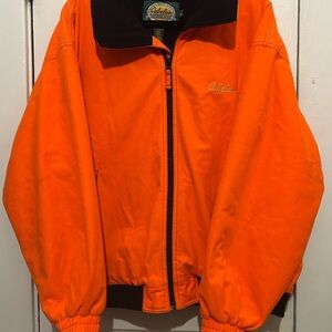 Vintage Cabela's Orange Hunting Fleece Mens Size XL